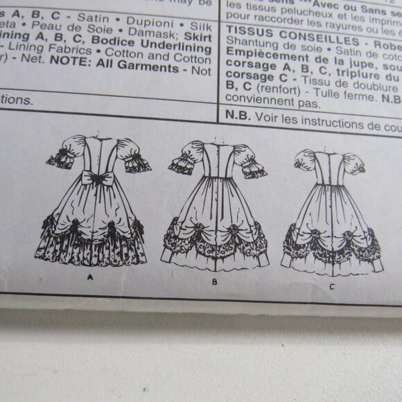 McCalls 7490 Clothing Sewing Pattern Formal Dress, Princess Dress Size 5 UNCUT - Picture 7 of 10